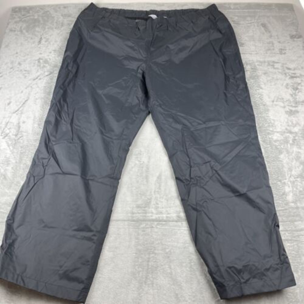 Columbia Omni Tech Waterproof Black Rain Pants Men's Size 3XL EUC